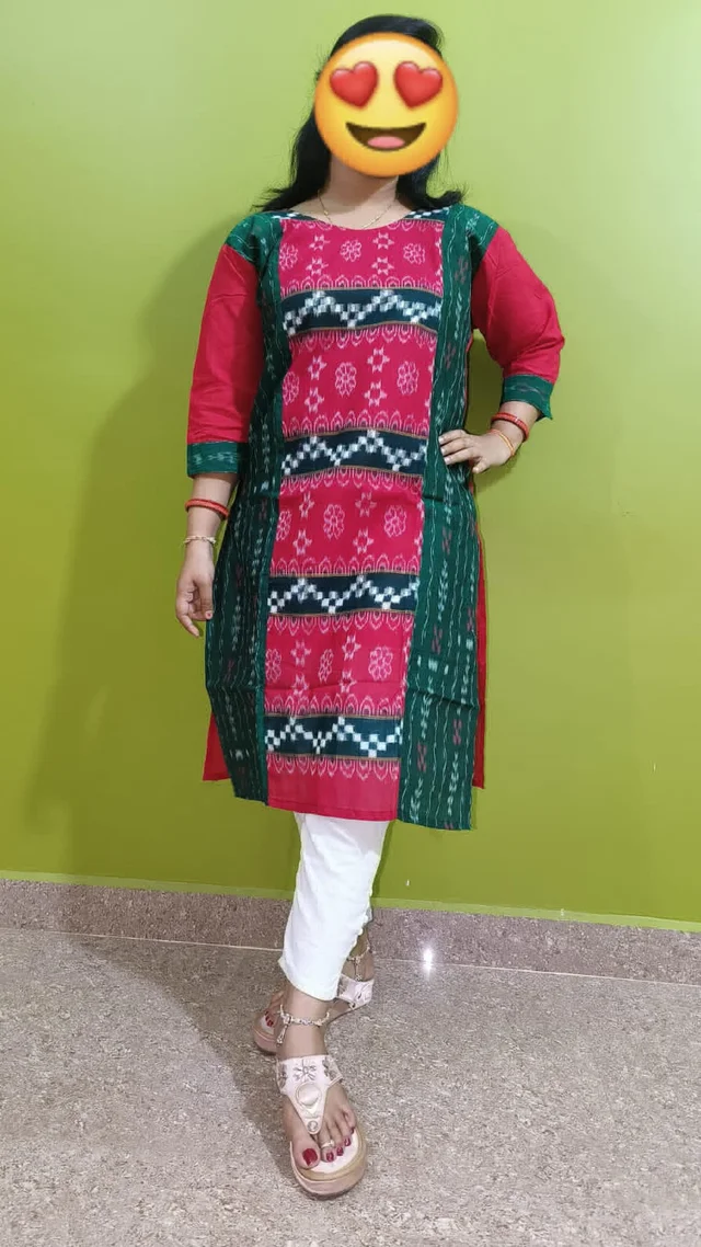 101730 Sambalpuri Handloom Stiching Kurti - 38