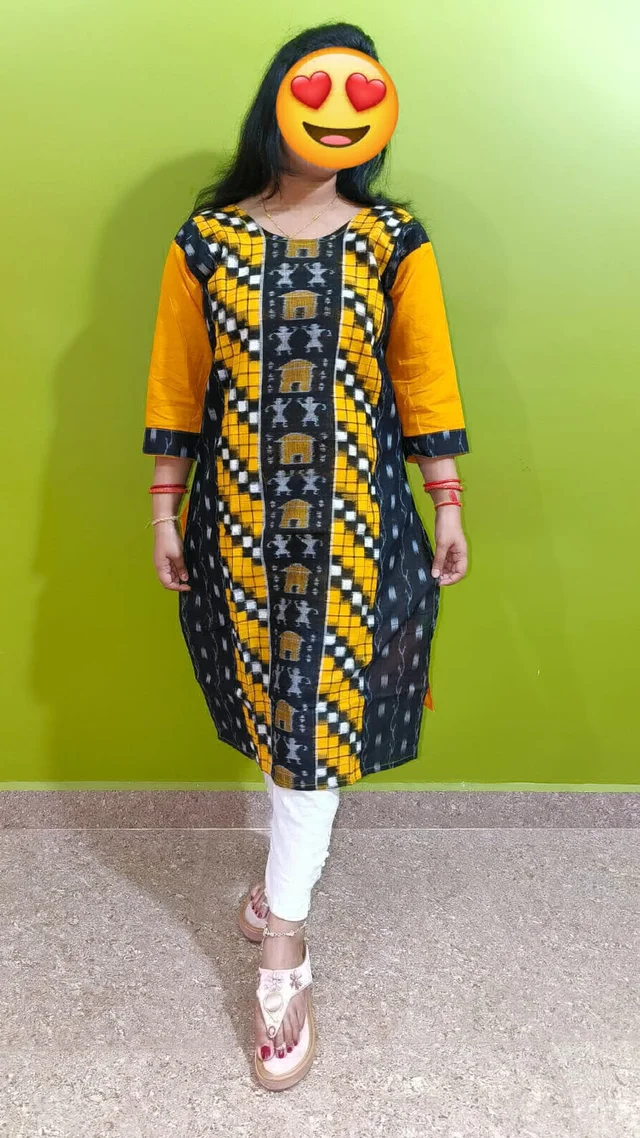 101732 Sambalpuri Handloom Stiching Kurti - 40
