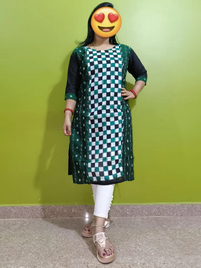 101736 Sambalpuri Handloom Stiching Kurti - 38