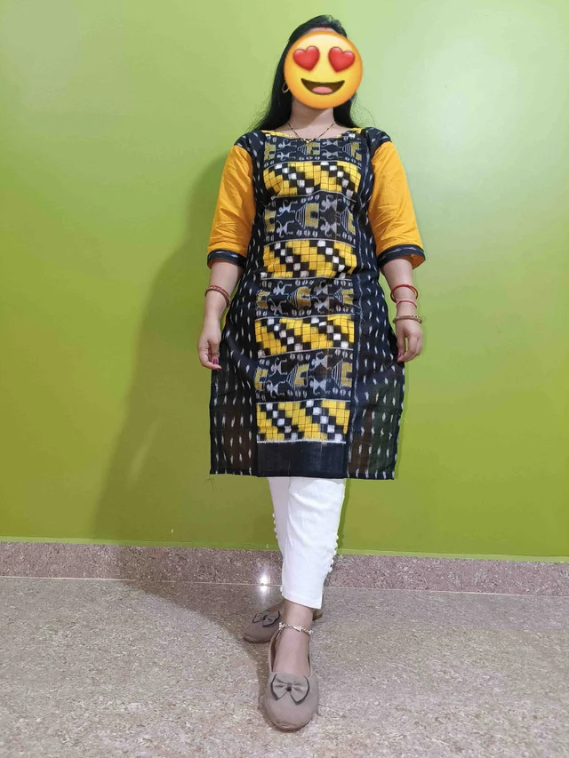 101739 Sambalpuri Handloom Stiching Kurti - 40