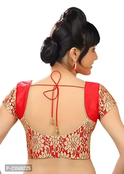 101875 Women Stiching Design Blause - Red, 42