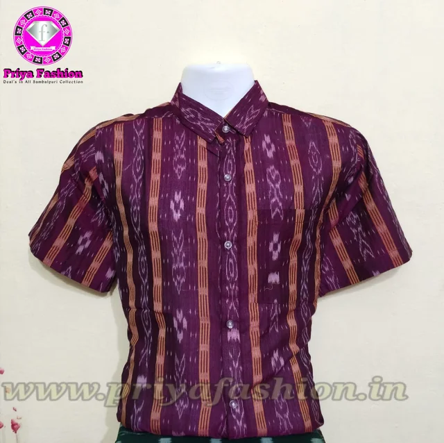 101991 Sambalpuri Half Shirt - 48