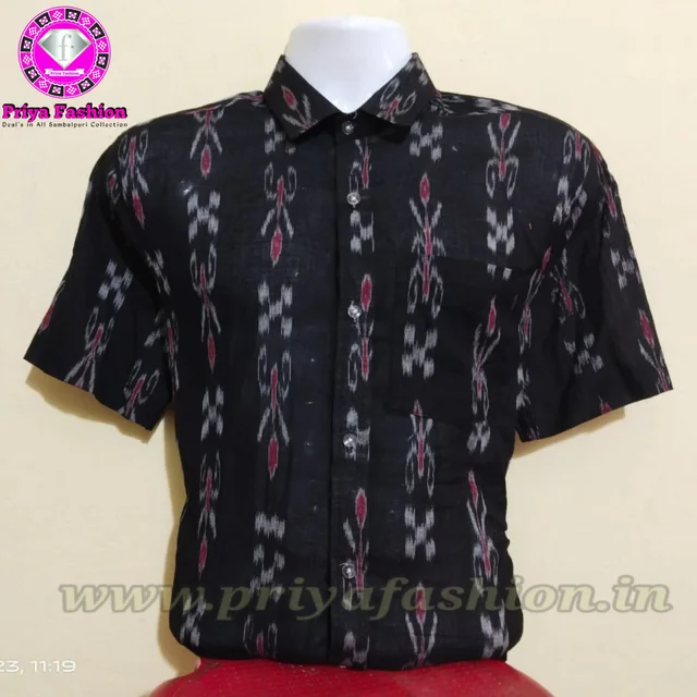 102002 Sambalpuri Half Shirt - 48
