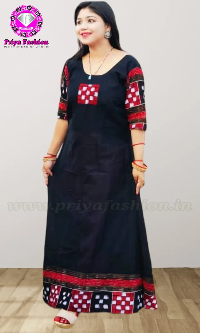 102011 Sambalpuri Round Kurti - 40