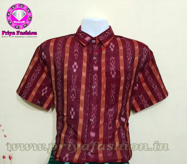 102054 Sambalpuri Half Shirt