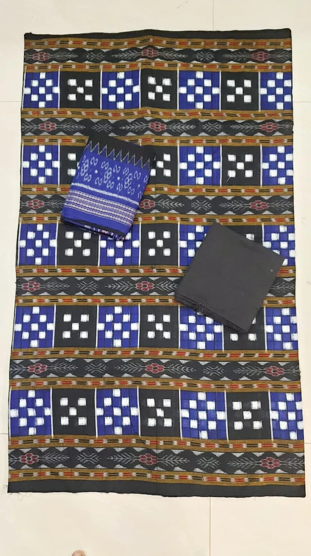 102155 Sambalpuri Dress Material With Dupatta