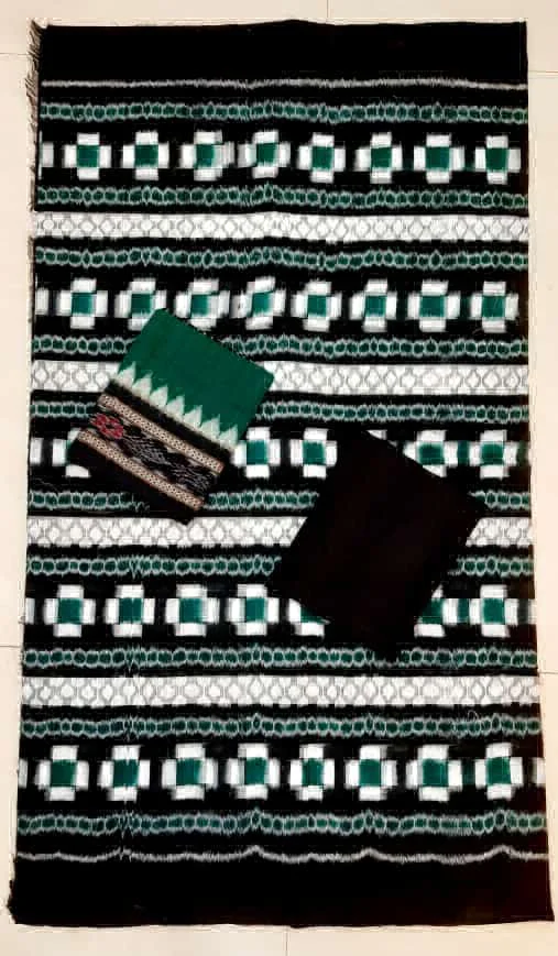 102158 Sambalpuri Dress Material With Dupatta