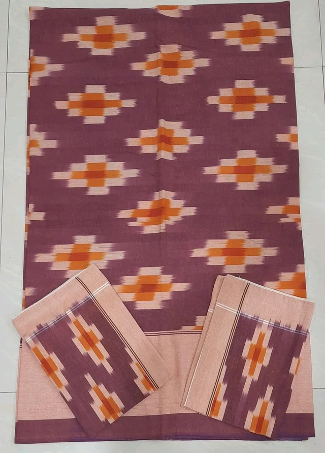 102254 Ekkat Cotton Double Bedsheet In Mix Colour - 90×108