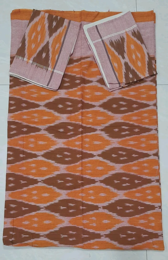 102259 Ekkat Cotton Double Bedsheet In Mix Colour - 90×108
