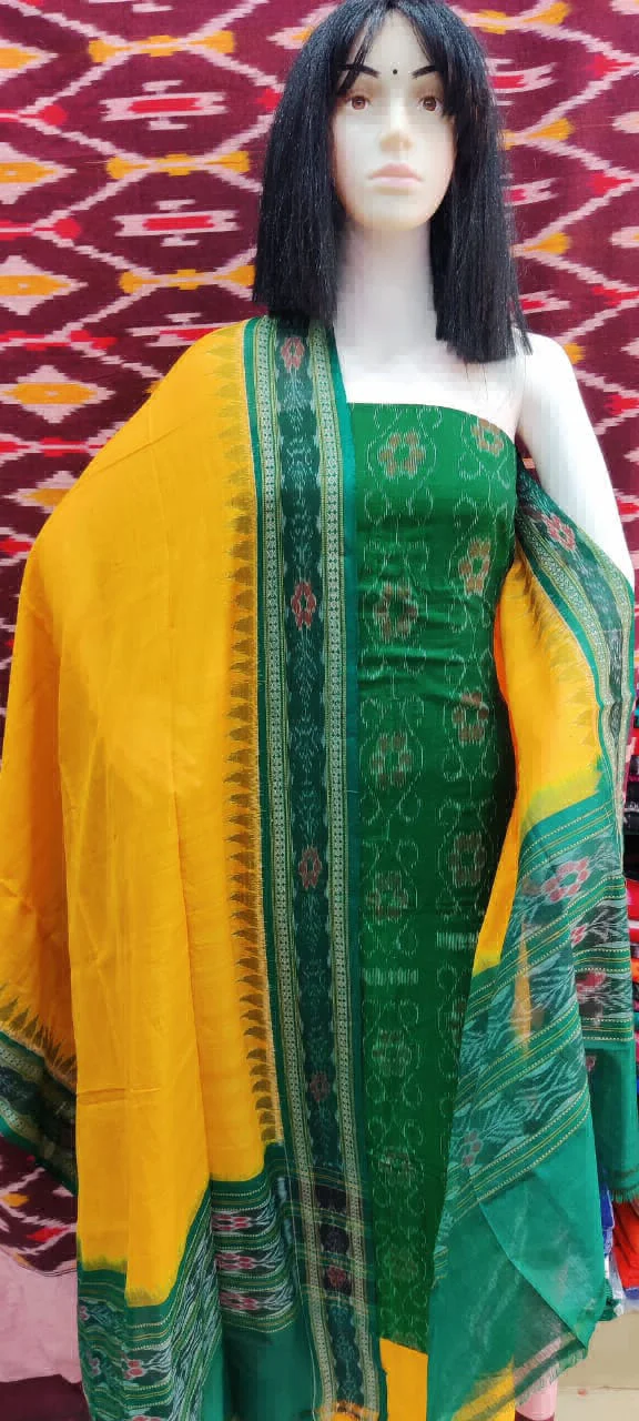 102280 Sambalpuri Dress Material With Dupatta