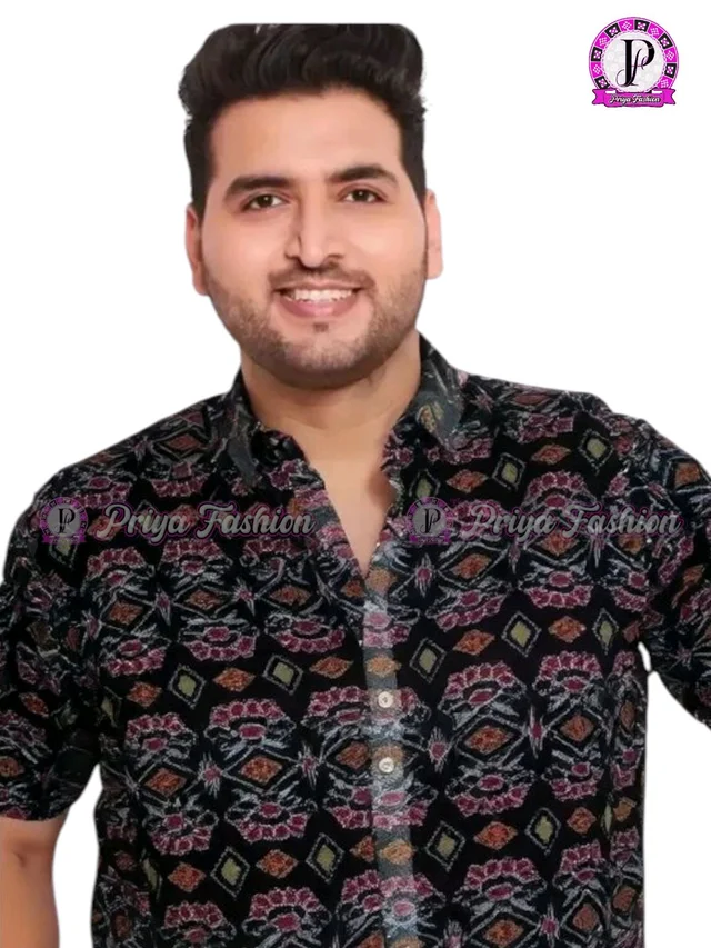 102368 Sambalpuri Half Shirt 