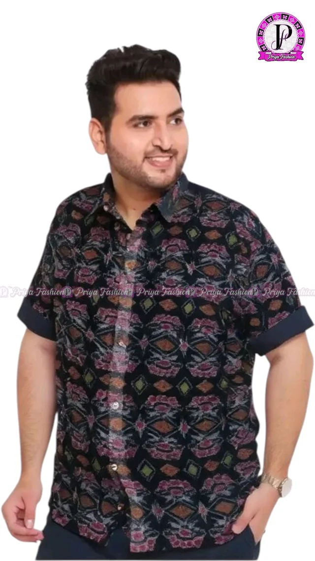 102368 Sambalpuri Half Shirt - 38, Night Rider