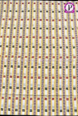 102340 Sambalpuri Handlooms Fabric - Cream, 2 Meter