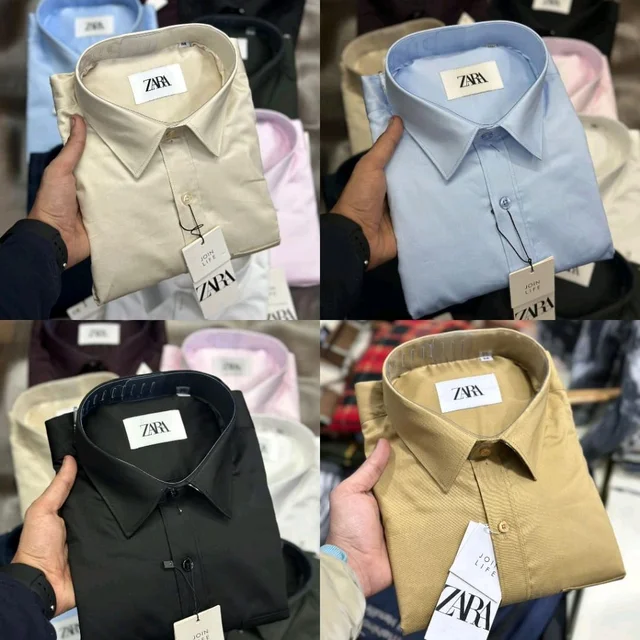 Zaraa 4 Pc Combo Cotton Regular Fit Shirt