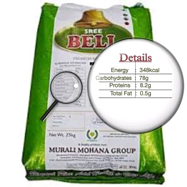 Bell Brand Sona-Sortex Rice - 26Kg
