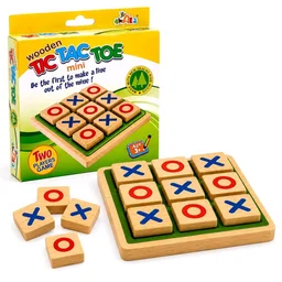 Awals Wooden Tic Tac Toe Mini