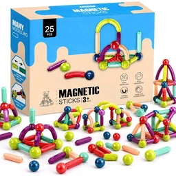Magnetic Sticks and Balls STEM Building Set