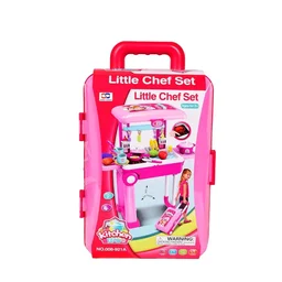 pink Little Chef 2-in-1 Kitchen Play Set 
