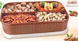 Fresh 4 Multi-Purpose Dry Fruit Box / 4-Compartment Storage Container