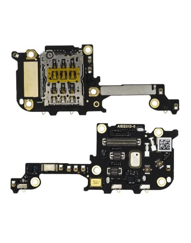 OnePlus For OnePlus 9R Sim Card Tray Reader Slot Socket Connector Microphone Sub Board Flex