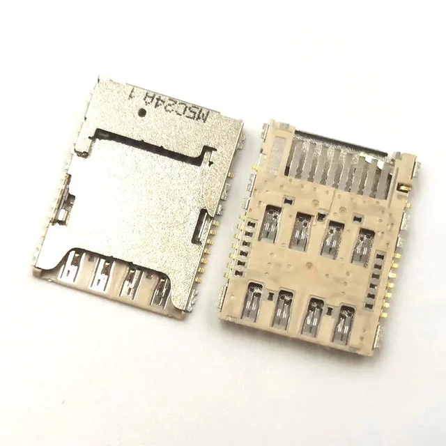 Samsung For Samsung J2 Pro J250 J4 Plus J415 G3556D I9600 Sim Card Slot Tray Reader Connector