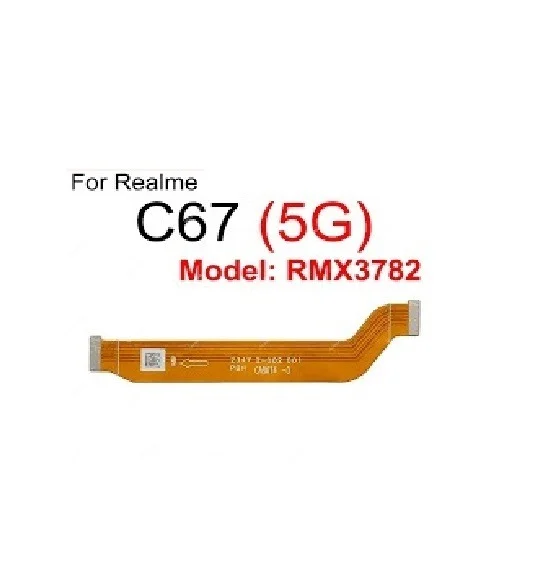Oppo For Realme C67 5G RMX3782 LCD FPC Sub Main PCB Mainboard Flex Cable