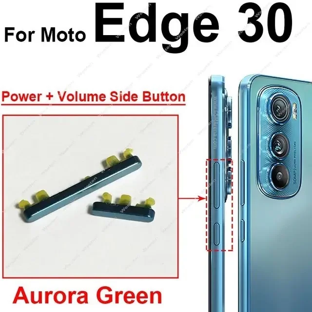 Motorola For Motorola Moto Edge 30 External Power On Off Volume Side Button Key Switch