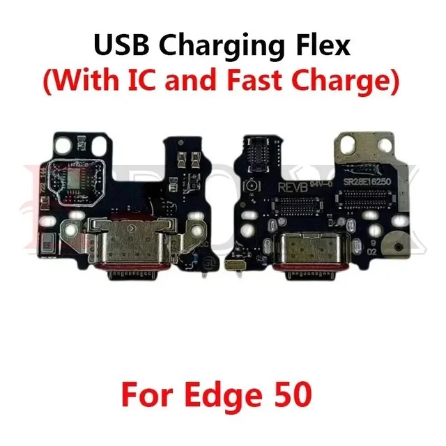 Motorola For Motorola Moto Edge 50 USB Charger Charging Port Dock Connector Micro Board Flex