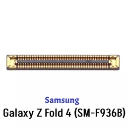Samsung For Samsung Galaxy Z Fold 4 SM-F936 Spin Axis Upper Lower FPC Connector On PCB Board