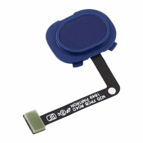 Samsung For Samsung M30 Fingerprint Sensor Scanner Flex Cable (Blue)