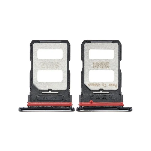 Xiaomi For Xiaomi Mi K40 Dual Sim Card Tray Slot Holder Black Replacement Part