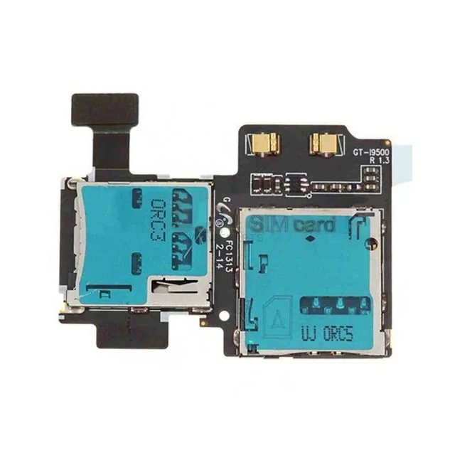 Samsung For Samsung S4 GT-i9500 Sim Card Reader SD Memory Slot Tray Holder Flex