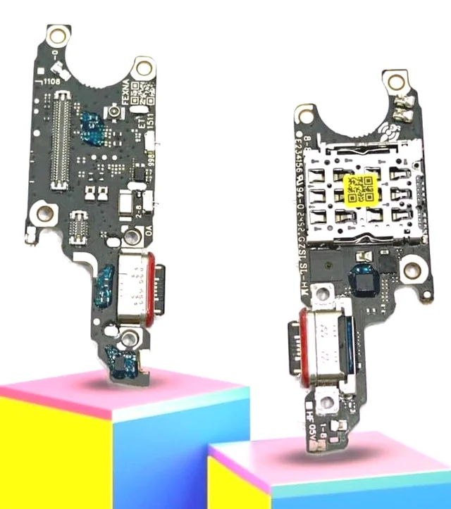 For Vivo V50 5G Charging USB Port Sim Reader Mic Connector Sub Board Module 