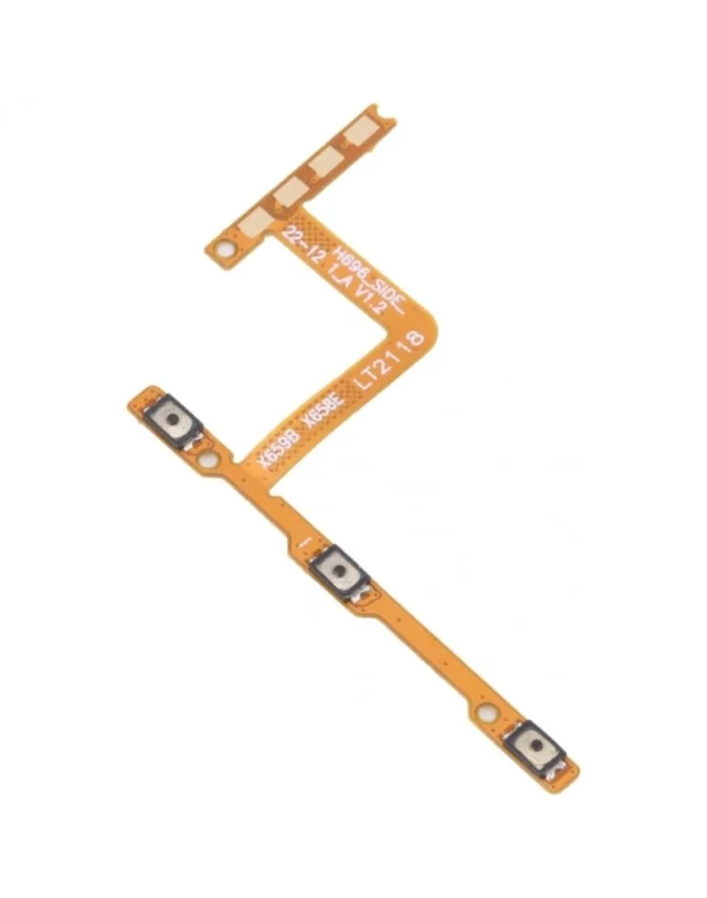 Tecno For Tecno Spark 7 KF6 Power On Off Volume Key Button Switch Flex Cable