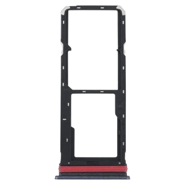 Vivo For Vivo Y22 Y22s SIM Card Tray Slot Sim Outer Holder Adapter Socket Black