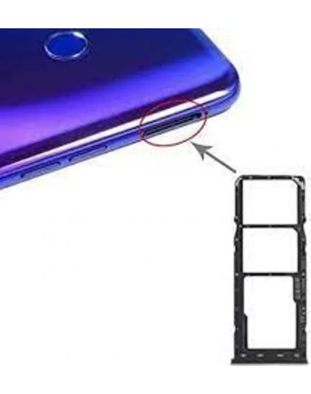 Vivo For Vivo Y73 SIM Card Tray Slot Sim Outer Holder Adapter Socket