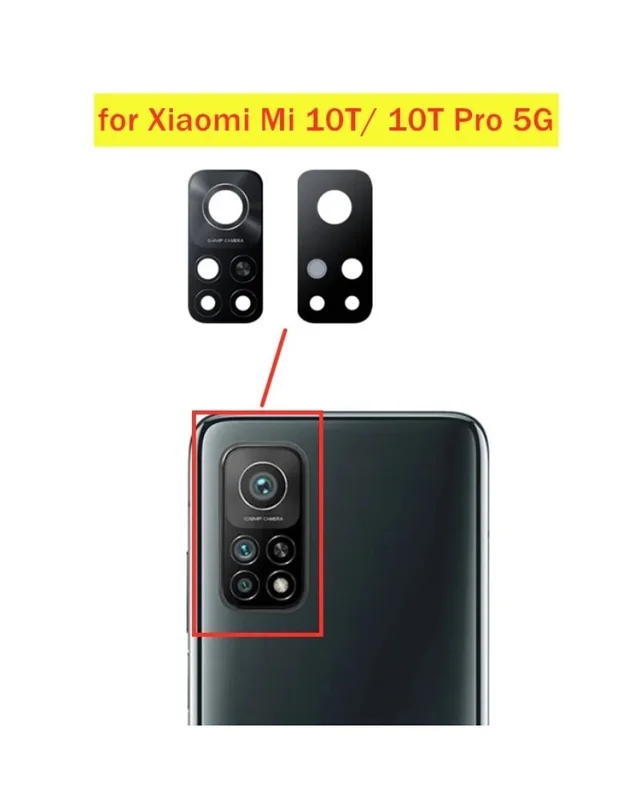 Xiaomi For Xiaomi MI10T / 10T Pro 5G Back Camera Lens Glass Replacement (Real Glass NOT Plastic)