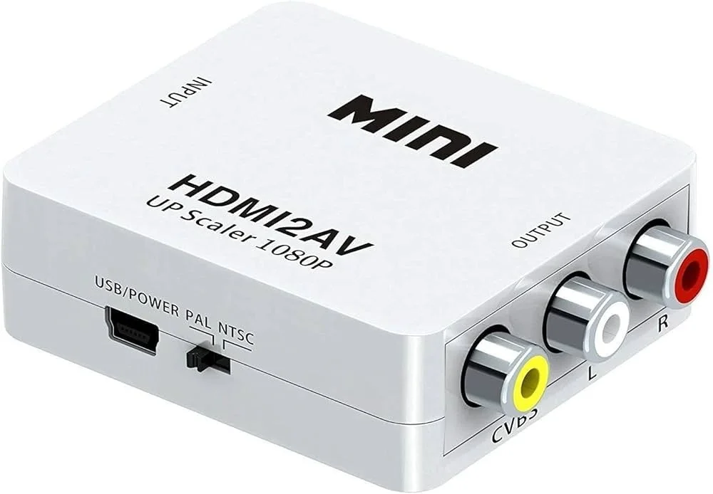 Mini HDMI2AV UP Scaler Full HD 1080P Video Converter Adapter