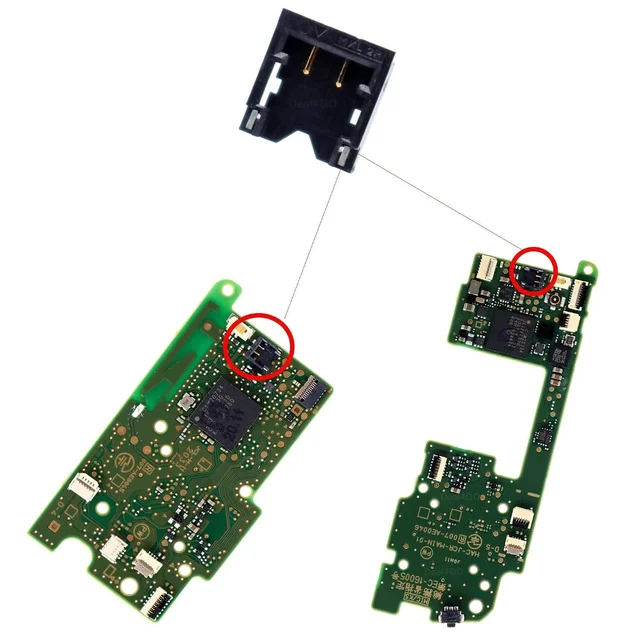 For Nintendo Switch Joycon Controller 2X FPC Battery Terminal Connector Socket Clip Replacement
