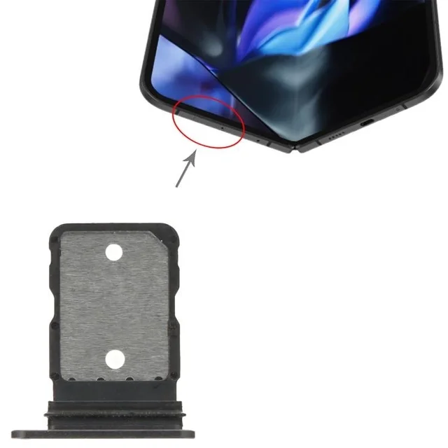 Google For Google Pixel 9 Pro Fold SIM Card Tray Holder Slot - Black