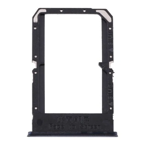 Oppo For OPPO A91 A92 A92s A93 Sim Card Tray Reader Sim Outer Holder (Black)