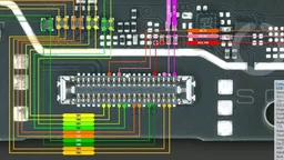 Realme For Realme C55 LCD Display Screen FPC Connector on Board