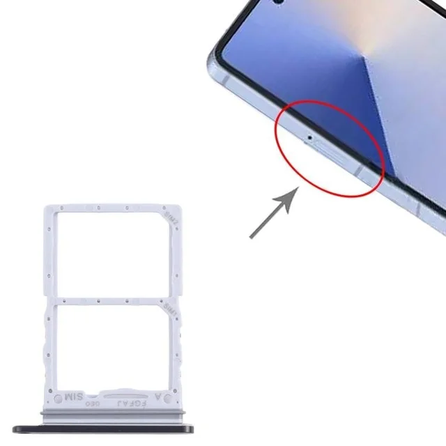 Samsung For Samsung Galaxy Z Flip7 SM-F751 Sim Card Reader Sim Outer Holder Tray - Black