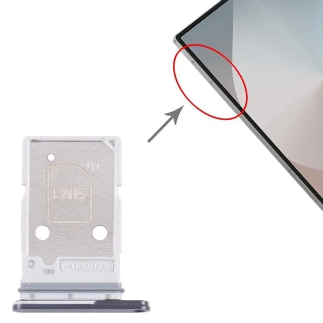 Samsung For Samsung Galaxy Z Fold 7 SM-F966 Sim Card Reader Sim Outer Holder Tray - Black