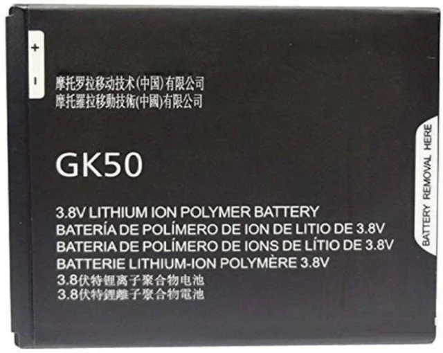 Motorola For Motorola Moto E3 Power / XT1706 / GK50 Battery Full Cell 3500mAh Replacement Battary