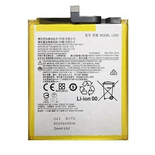 Motorola For Motorola Moto One Fusion Plus OEM LG50 Battery Full Cell 5000mAh Replacement Battary