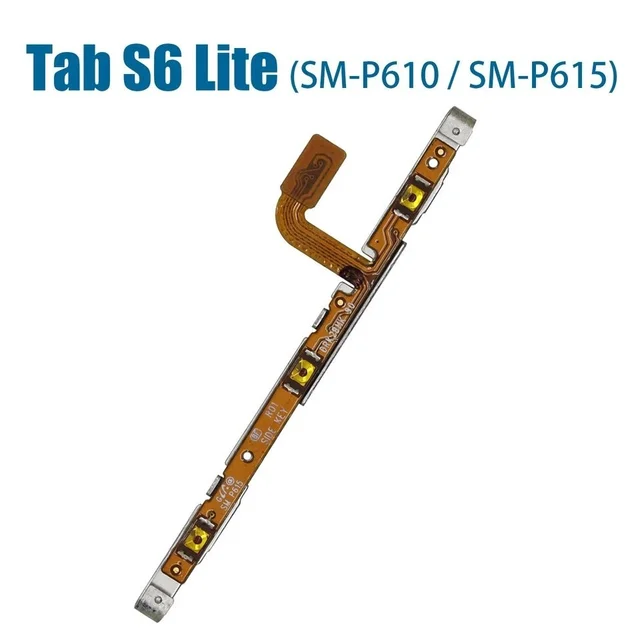 For Samsung Galaxy Tab S6 lite  Power On Off Volume Key Flex Cable