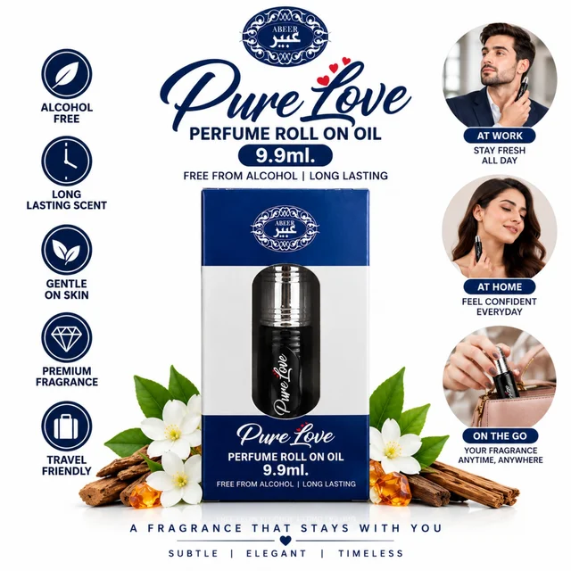 Pure love perfume roll on oil attar 9.9 ml