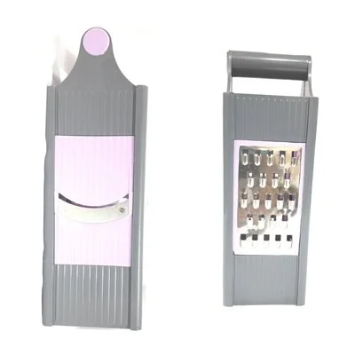 4 in 1 Slicer and Grater with Stainless Steel blades(Thin Grater/Thick Grater/Thin Slicer/Boiled Crusher) 1Piece