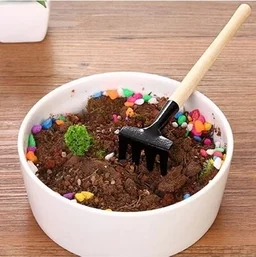 3pcs/set Mini Garden Tools Set Small Shovel/Rake/Spade Wooden Handle Metal Head Garden Tools For Office & Family Gardening